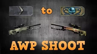 Silver 1 to Global Elite ★ AWP Shoot CSGO