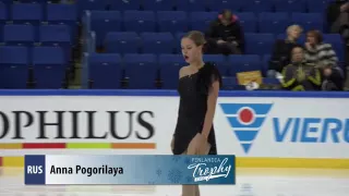 Anna POGORILAYA SP Finlandia Trophy Espoo 2016