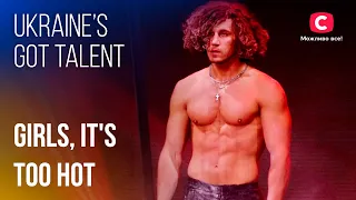 😍GIRLS, YOU HAVE TO SEE IT! Male Aerial Pole | Best Auditions | Got Talent 2023