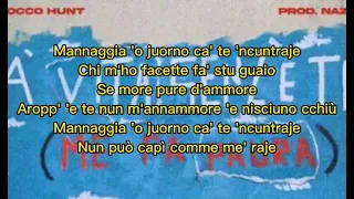 Rocco Hunt - A' vita senz' e te (testo)