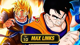 HE'S SO GOOOD!! EZA INT FUTURE GOHAN 100% LEVEL 10 LINKS SHOWCASE! (Dokkan Battle)