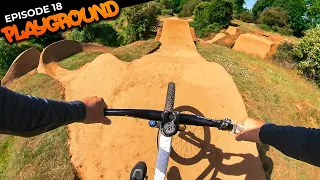 FINALLY RIDING EVERY DIRT JUMP WE’VE BUILT!! PLAYGROUND EP18