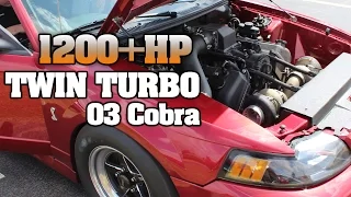 1,200+hp Twin Turbo 03-014 Cobra Terminator drag racing 2013