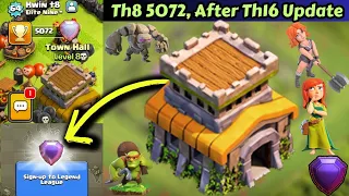 Th8 5072 After Th16 Update|Th8 Legend League Attacks & Profile Visit|Th8 GoVaPe Attack Strategy#th8