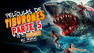 3 Películas De Tiburones | Un Tiburón Zombie, Un Tiburón Piraña y Tiburón Frankenstein | #TeLoResumo