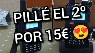 Segunda unidad QUANSHENG UV-5R PLUS y ya he descubierto más cositas de estos walkies jeje