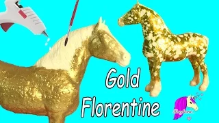 How To Make Custom Breyer Gold Florentine Horse | Do It Yourself Melting Wax + Painting Craft Video