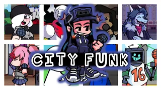 FNF City Funk - But Everyone Is Chillin' (FNF City Funk But Every Turn A Different Cover Is Used)