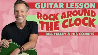 Rock Around the Clock by Bill Haley His Comets - Easy Song Lesson for Guitar