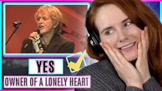 Vocal Coach reacts to Yes - Owner Of A Lonely Heart (Live At The Apollo)