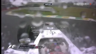 Kamui Kobayashi onboard contact with Michael Schumacher Brazilian GP 2012