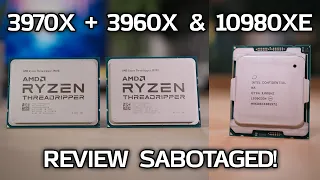 Threadripper 3 3970X & 3960X vs Core i9 10980XE - Lyle Ruins Launch Day