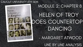 Helen of Troy Does Countertop Dancing|Margaret Atwood|New Literatures in English|6th Sem