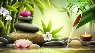 Serene Water Fountain and Bird Song 🍀 Relaxing Music for Meditation and Mindfulness - Healing Music