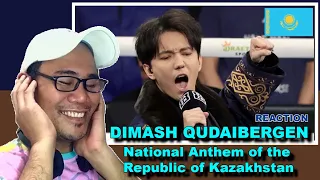 DIMASH QUDAIBERGEN - National Anthem of the Republic of Kazakhstan REACTION
