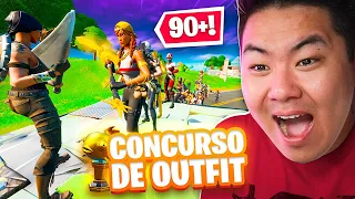 FIZ UM CONCURSO DE OUTFIT COM 90+ JOGADORES!! *1ª vez!!* | FORTNITE