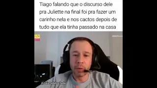 Tiago Falando sobre discurso que fez para Juliette na Final | BBB 21