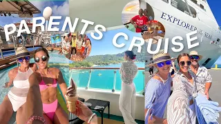 WEEK IN MY LIFE: what it's like to have family visit onboard a cruise ship as a crew member! 🚢🇧🇸🌴🐚