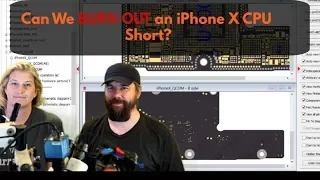 Can We BURN a Short Out of an iPhone X CPU?