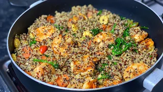Quinoa with Shrimp and Vegetables