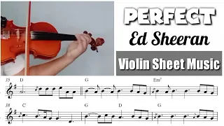 Free Sheet || Perfect - Ed Sheeran || Violin Sheet Music