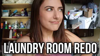 ORGANIZED & FUNCTIONAL LAUNDRY ROOM REDO | making this make sense