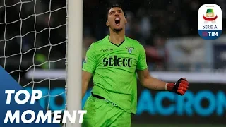 Strakosha secured Lazio lead with great save | Lazio 3-0 Roma | Top Moment | Serie A