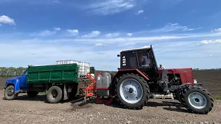 Вносим грунтовий гербіцид на соняшник 🌻