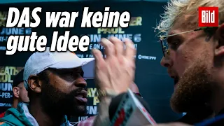 Floyd Mayweather rastet komplett aus und geht auf Jake Paul los