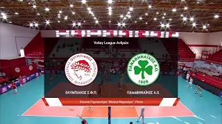 Volley League | Ολυμπιακός - Παναθηναϊκός - 2ος Τελικός | 15/04/2024 | ΕΡΤ