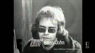 Elton John Age 23 March 18,1971 Australian Tv Interview on GTK