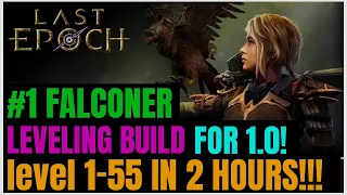 Last Epoch 1.0: FASTEST Auto Dive Falconer 1-55 Leveling Build!!