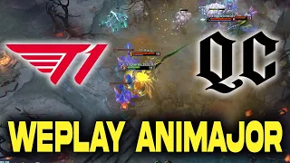 T1 vs Quincy Crew - Game 3 Highlights | WePlay AniMajor Playoffs - Dota 2