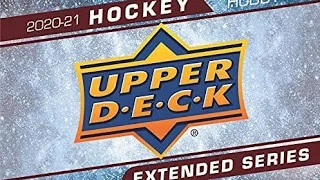 Flashback!!  Opening 2020-21 Upperdeck Extended series hobby hockey card box