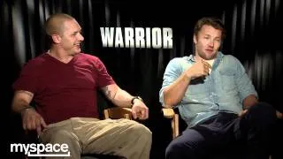 'Warrior's' Joel Edgerton talks to Andrew Freund and challenges Conan O'Brien to a fight!