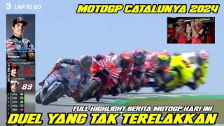 SADIS🔴LAGI MARQUEZ PODIUM DIPUJI BOS DUCATI🏁FULL HIGHLIGHT BERITA,MOTOGP HARI INI,SABTU 18 MEI 2024