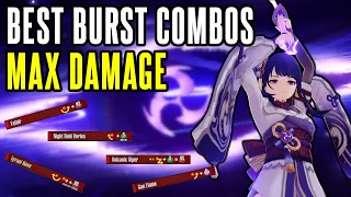 Raiden Shogun MAX DPS Elemental Burst COMBO Guide | Burst MECHANICS and TRUE UPTIME - Genshin Impact