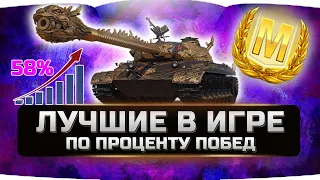 🔴ЛУЧШИЕ ТАНКИ ПО ПРОЦЕНТУ ПОБЕД✮ WORLD OF TANKS