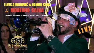 ELVIS AJDINOVIĆ & DEMKO KING ♫ MODERNO GAJDA ♫ LIVE ©2023 (G.G.B PRODUCTION 4K LESKOVAC)