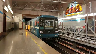 Метро Санкт - Петербурга 4 /// В HD качестве! #метро #спб #россия #транспорт #поезда