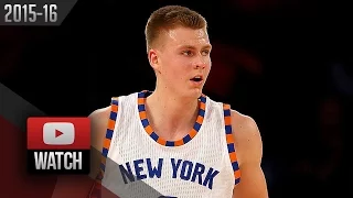 Kristaps Porzingis Full Highlights vs Hornets (2015.11.17) - 29 Pts, 11 Reb