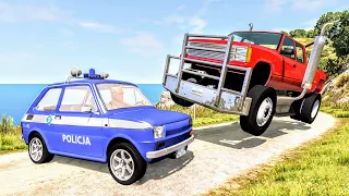 Crazy Police Chases #114 - BeamNG Drive Crashes | CrashBoomPunk