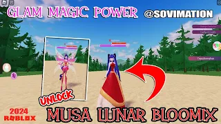 Unlock - Musa Lunar Bloomix Skin - 2024 - Glam Magic Power - Roblox