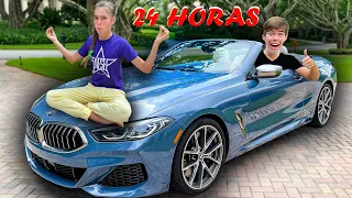 Nastya wants to go to the movies with her Artem in the new BMW 850! 24 hour challenge