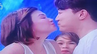 Ryan Bang and Angelica Panganiban Kiss