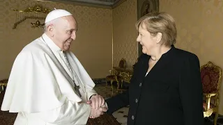 Merkel zu letzter Audienz als Kanzlerin im Vatikan | AFP