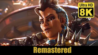 Overwatch 2 Junker Queen Cinematic Trailer  The Wastelander 8K (Remastered with Neural Network AI)