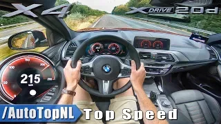 2019 BMW X4 20d xDrive AUTOBAHN POV TOP SPEED by AutoTopNL