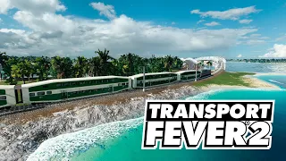 Transport Fever 2 - Апгрейд пассажирского поезда, новый вокзал! #13