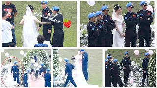 Yibo proactively turned around and held the bride's hand. The wedding scene was deleted upon release